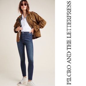 [Pilcro & the Letterpress] High Rise Denim Jeans